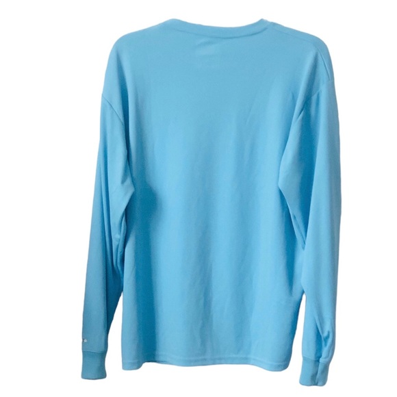 FTP Mens Dri Fit Light Blue Long Sleeved Shirt Size S - Picture 12 of 12